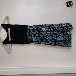 Tank Top Dress with Flower Shirt
